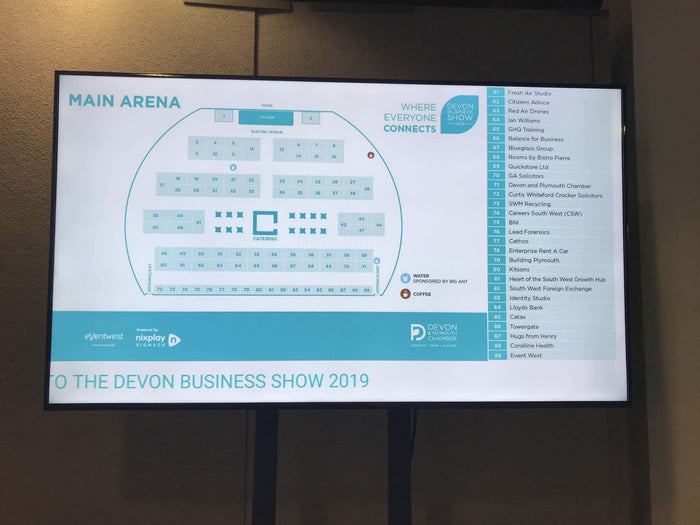 Nixplay Signage Powers the Devon Business Show 2019 - June 12